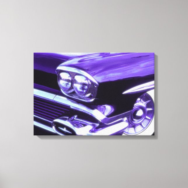 Impressão Em Tela Carro clássico: Chevrolet 1958 (Frente)