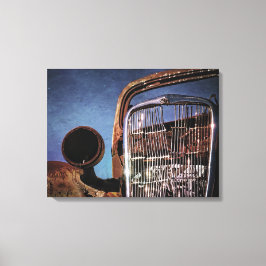 Impressão Em Tela Carro Clássico Desativado