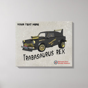 Impressão Em Tela Carro Trabant Alemão-Leste Personalizado