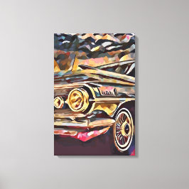 Impressão Em Tela Carro vintage