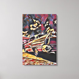 Impressão Em Tela Carro vintage