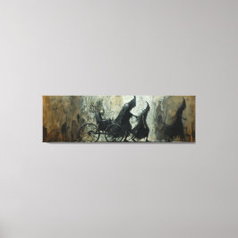 Impressão Em Tela 🌃 🎨 Carruagem 🐎