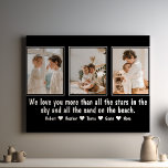 Impressão Em Tela Carta À Mãe Ou Foto Personalizada Da Família Do Pa<br><div class="desc">Você está procurando pelo presente perfeito para expressar seu amor e gratidão aos seus pais? Não olhe mais que nossa Carta à Mãe ou Impressão de Foto Personalizada da Família Pai. Esta bela peça de arte combina o calor de uma foto de família com uma carta sincera, criando um presente...</div>
