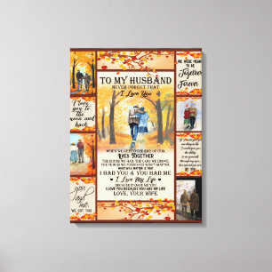 Impressão Em Tela Carta Personalizada Para O Meu Marido, Amor Marido