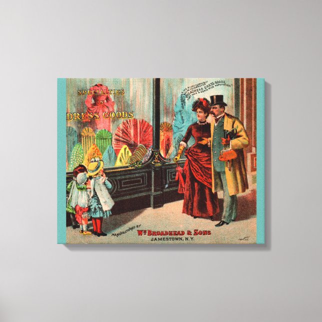 Impressão Em Tela cartão comercial William Broadhead & Sons (Frente)