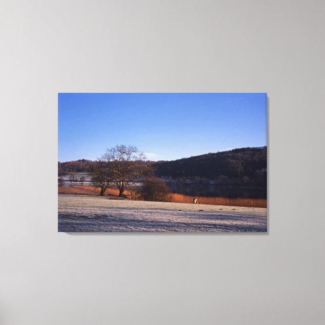 Impressão Em Tela Cartão de Férias de Inverno para Água Esthwiate (Frente)