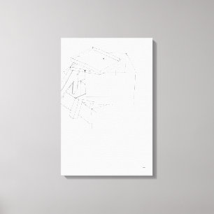 Impressão Em Tela Cartas de Jogos do Edifício na caixa Desenho 9 C