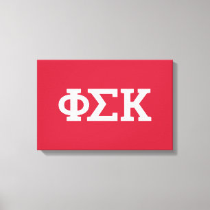 Impressão Em Tela Cartas Phi Sigma Kappa