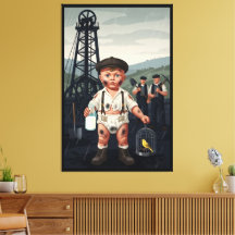 Cartaz de Bebê Vitoriano - Tema Divertido de Minei