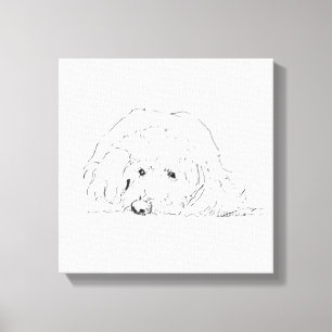 Impressão Em Tela Cartaz de Cachorro Cockapoo, Ideias de Presentes p