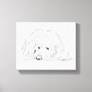 Impressão Em Tela Cartaz de Cachorro Cockapoo, Ideias de Presentes p