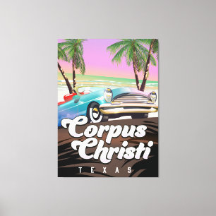 Impressão Em Tela cartaz de férias Corpus Christi Texas