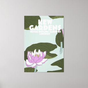 Impressão Em Tela Cartaz de viagem Kew Gardens Londres