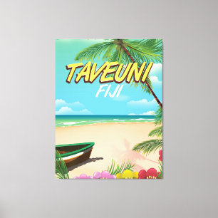 Impressão Em Tela cartaz de viagem Taveuni Fiji