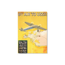 Cartaz de Viagem Vintage Soviético URSS