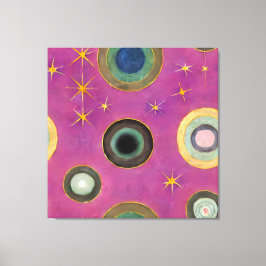 Impressão Em Tela Cartografia Celestial: Cosmos visionários