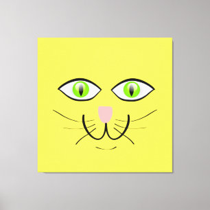 Impressão Em Tela Cartoon Gato Engraçado-29034