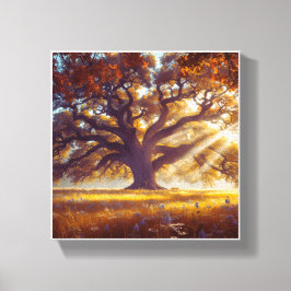 Impressão Em Tela Carvalho Majestoso no Prado