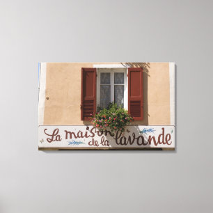 Impressão Em Tela Casa da Lavanda, Place du Couwert,