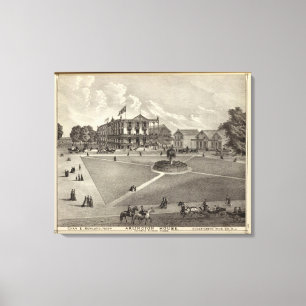 Impressão Em Tela Casa de Arlington, bosque do oceano, NJ