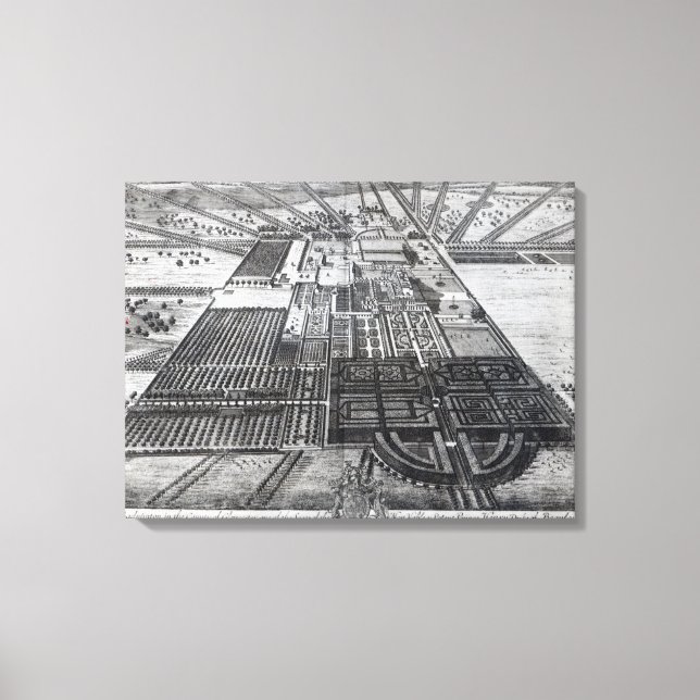 Impressão Em Tela Casa de Badminton no Condado de Gloucester (Frente)