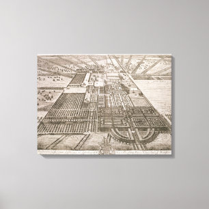 Impressão Em Tela Casa de Badminton no Condado de Gloucester, grava