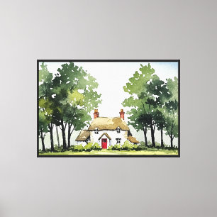 Impressão Em Tela Casa de campo