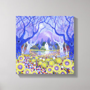 Impressão Em Tela Casa de campo de madeira 2013