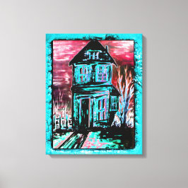 Impressão Em Tela Casa de Convite