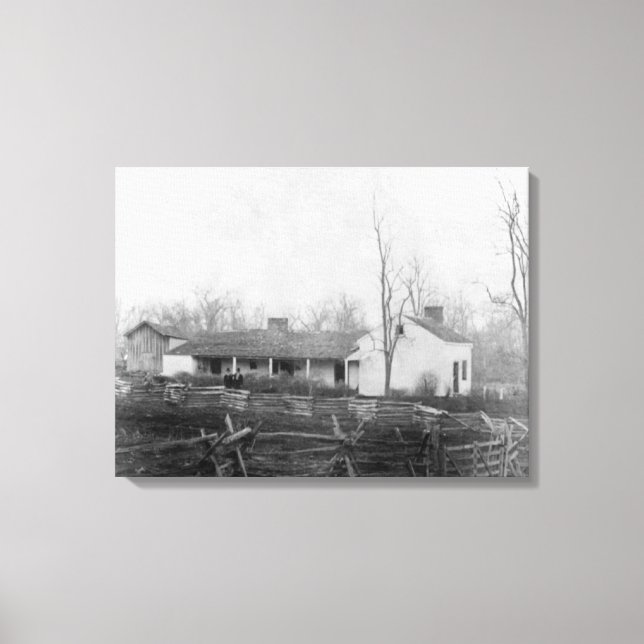 Impressão Em Tela Casa de Outlaw Jess James Fotografia (Frente)