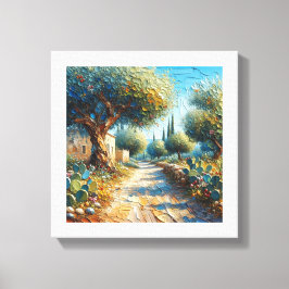 Impressão Em Tela Casa di Campagnia Siciliana 3 de 3