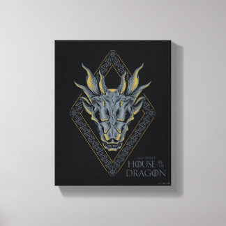 Impressão Em Tela CASA DO DRAGÃO | Crest. Diamantes Do Crânio