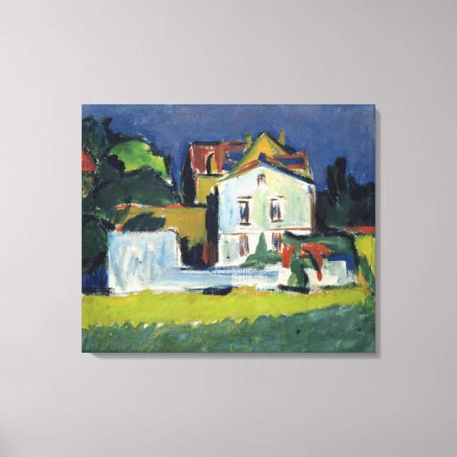 Impressão Em Tela Casa em Paisagem (Frente)