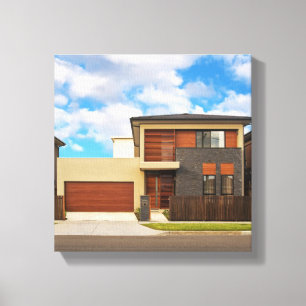 Impressão Em Tela Casa residencial