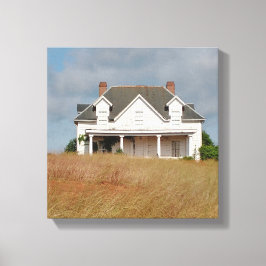 Impressão Em Tela Casa Solitária no Campo