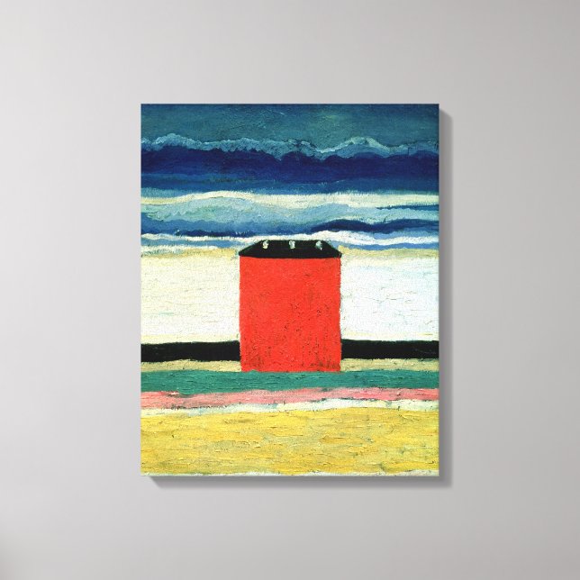 Impressão Em Tela Casa Vermelha, 1932 (Frente)