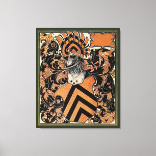 Impressão Em Tela Casaco de armas belga medieval