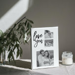 Impressão Em Tela Casal de Colagem Moderna Foto e Amo-Te Bonito Pres<br><div class="desc">Casal de Colagem Moderna Foto e Amo-Te Bonito Presente</div>