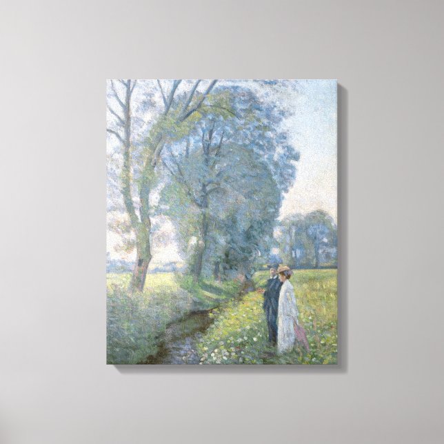 Impressão Em Tela Casal Envolvido (Casamento e Casamento) (Noivado) (Frente)