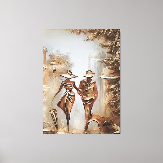 Impressão Em Tela Casal perfeito (Frente)