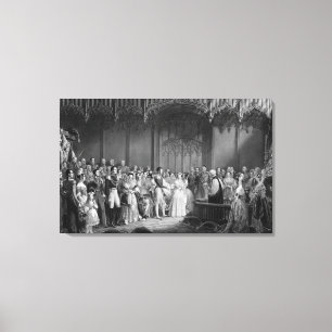 Impressão Em Tela Casamento da rainha Victoria e príncipe Albert