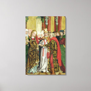 Impressão Em Tela Casamento do Virgin, do altar da abóbada, 1499