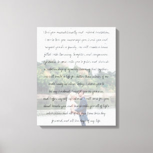 Impressão Em Tela Casamento e votos personalizados do aniversário d