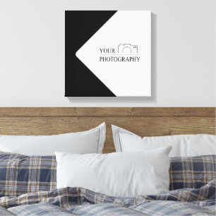 Impressão Em Tela Casamento Elegante Adicionar Fotografia Personaliz