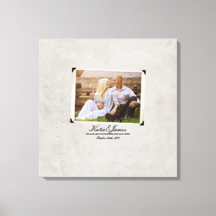 Impressão Em Tela Casamento vintage Russo de Fotografia Noivado