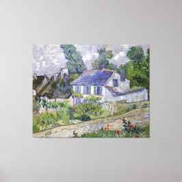 Impressão Em Tela Casas de Vincent van Gogh em Auvers