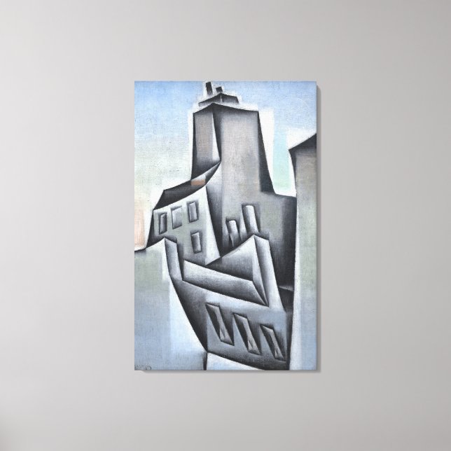 Impressão Em Tela Casas em Paris (Frente)