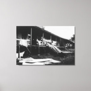 Impressão Em Tela Casas japonesas na fotografia de Havaí