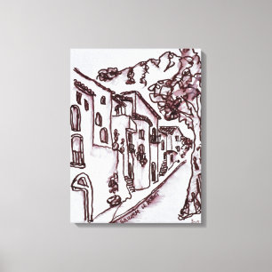 Impressão Em Tela Casas Saint-Guilhem-Le-Desert, França