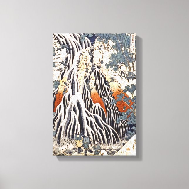 Impressão Em Tela Cascata de Kirifuri no Monte Kurokami em Shimotsuk (Frente)